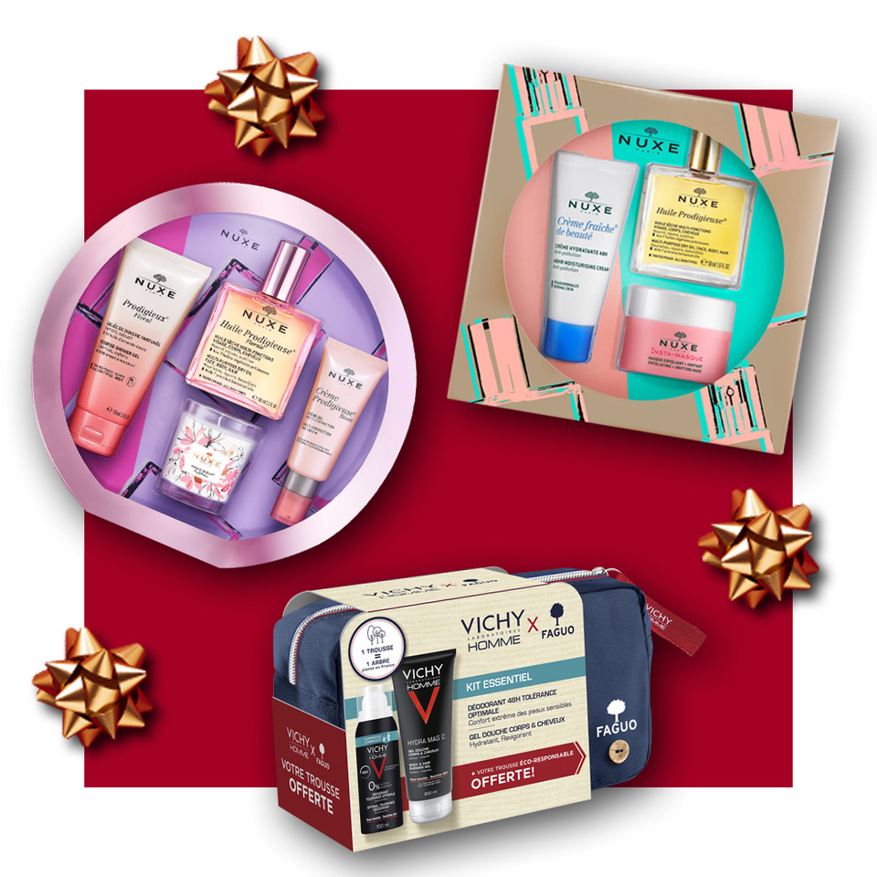 Ready-made product sheets for end-of-year gift boxes